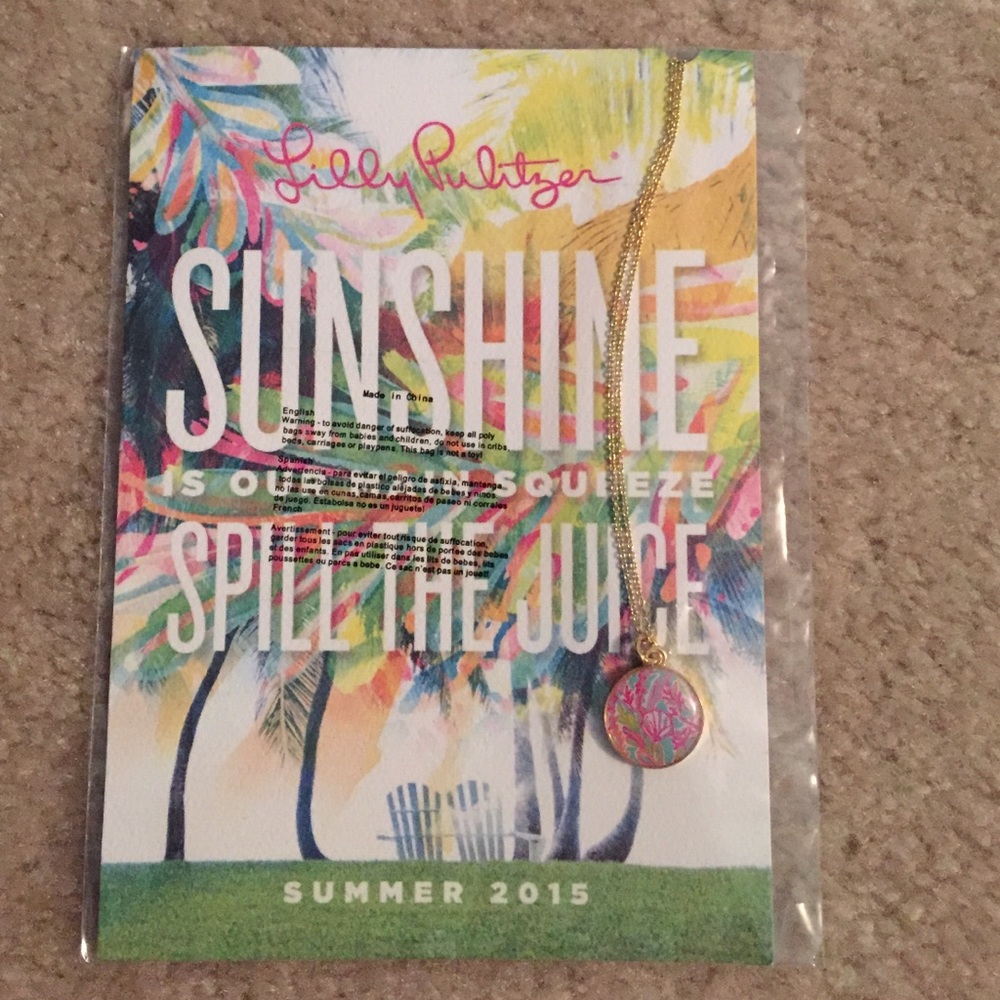 Lilly Pulitzer Spill the Juice Pendant